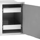 Firemagic Kitchen Fire Magic Flush Mounted Single Door with Dual Drawers / 53820SC