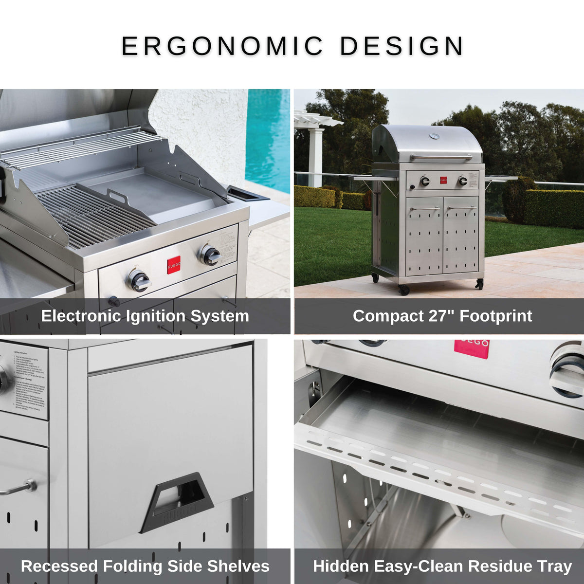 Fuego Grills Fuego F27S All 304SS Gas Grill | F27S | F27S-NG