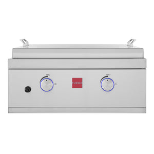 Fuego Grills Fuego F27S-Griddle-B Built-In All 304SS Gas Griddle | F27S-Griddle-B / F27S-Griddle-B-NG