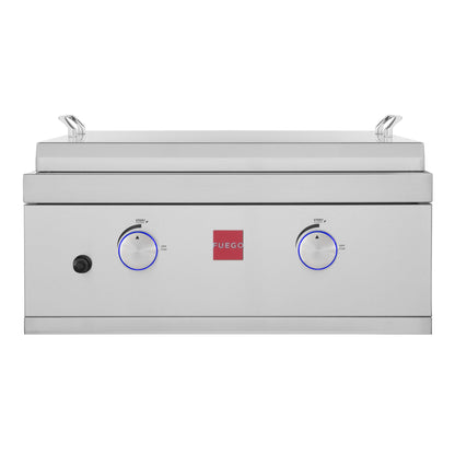 Fuego Grills Fuego F27S-Griddle-B Built-In All 304SS Gas Griddle | F27S-Griddle-B / F27S-Griddle-B-NG