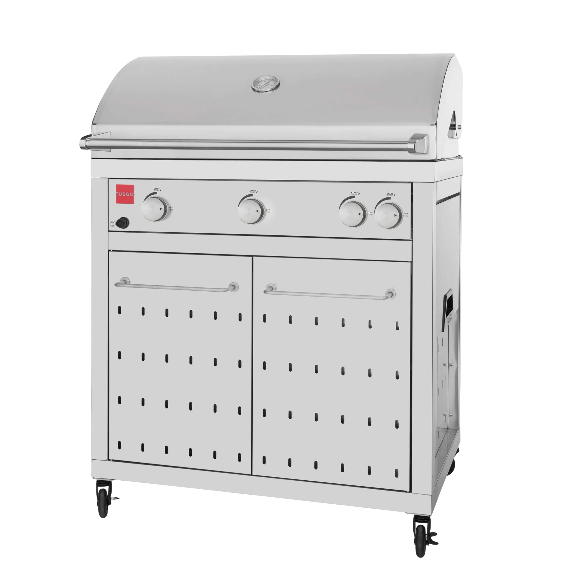 Fuego Grills Fuego F36S-Pro All 304SS Gas Grill w/ Lights & Rear Burner | F36S-Pro/F36S-Pro-NG