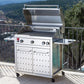 Fuego Grills Fuego F36S-Pro All 304SS Gas Grill w/ Lights & Rear Burner | F36S-Pro/F36S-Pro-NG