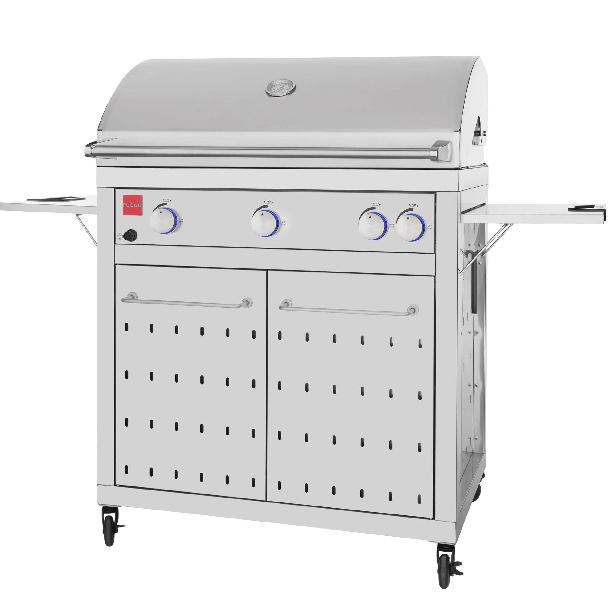 Fuego Grills Fuego F36S-Pro All 304SS Gas Grill w/ Lights & Rear Burner | F36S-Pro/F36S-Pro-NG