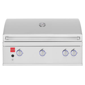 Fuego Grills Fuego F36S-Pro-B Built-in All 304SS Gas Grill w/ Lights & Rear Burner | F36S-Pro-B / F36S-Pro-B-NG