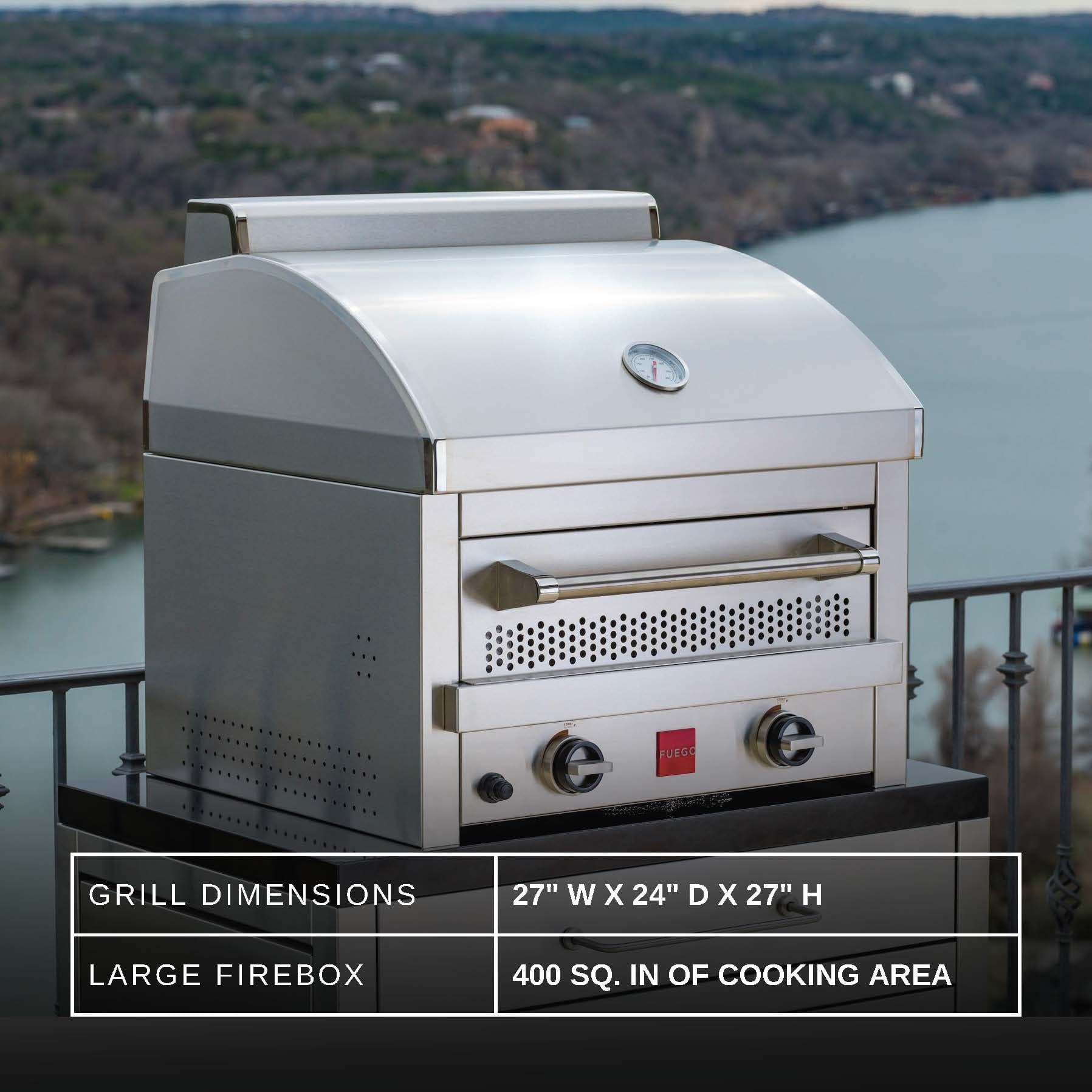 Fuego Pizza Ovens Fuego F27S-Pizza Table Top All 304SS Pizza Oven | F27S-Pizza / F27S-Pizza-NG