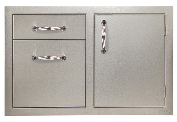 Haven Islands Haven 6 Ft Artisan Outdoor Kitchen Island w/ 15" Trash Center HART72TRASH