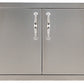 Haven Islands Haven 6 Ft Artisan Outdoor Kitchen Island w/ 15" Trash Center HART72TRASH