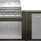 Haven Islands Haven 6 Ft Artisan Outdoor Kitchen Island w/ 15" Trash Center HART72TRASH
