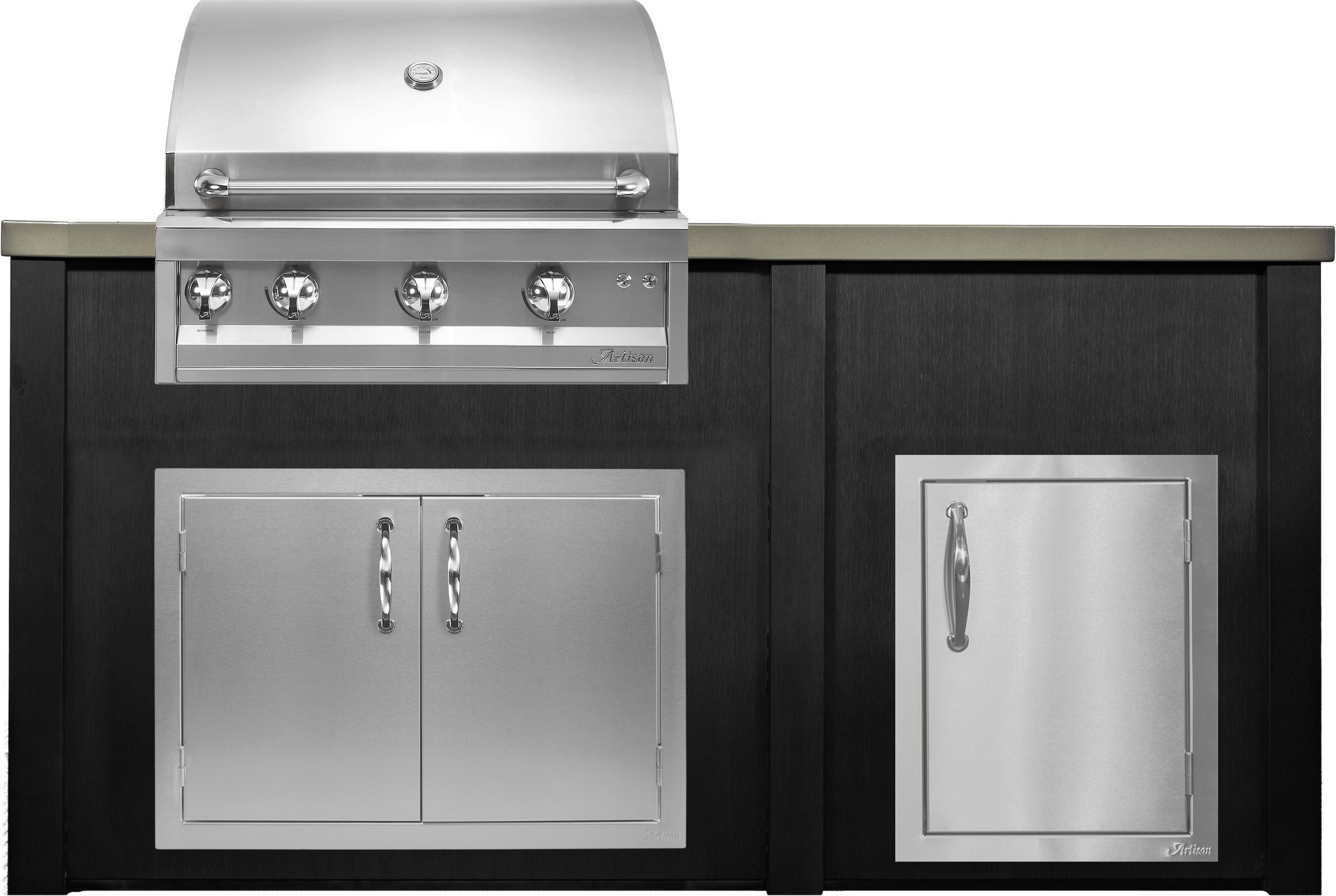 Haven Islands Haven 6 Ft Artisan Outdoor Kitchen Island w/ 17" Door HART72DOOR