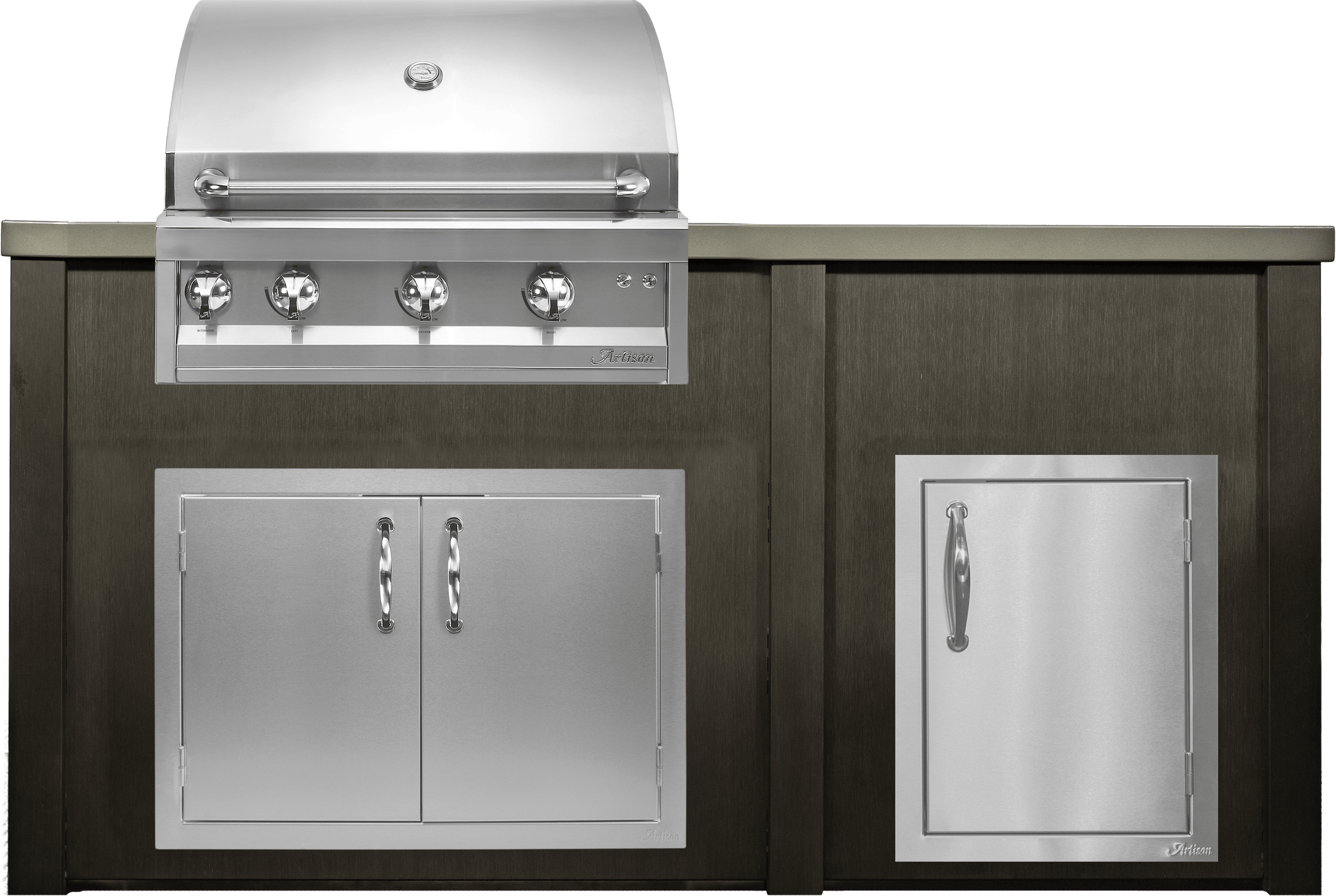 Haven Islands Haven 6 Ft Artisan Outdoor Kitchen Island w/ 17" Door HART72DOOR