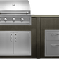 Haven Islands Haven 6 Ft Artisan Outdoor Kitchen Island w/ 17" Drawer HART72DRAW