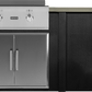 Haven Islands Haven 6 Ft Coyote Outdoor Kitchen Island w/ Plain Panel HCOY72PAN