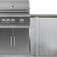 Haven Islands Haven 6 Ft Coyote Outdoor Kitchen Island w/ Plain Panel HCOY72PAN