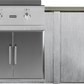 Haven Islands Haven 6 Ft Coyote Outdoor Kitchen Island w/ Plain Panel HCOY72PAN