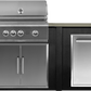 Haven Islands Haven 6 Ft Coyote Outdoor Kitchen Island w/ Trash Center HCOY72TRASH