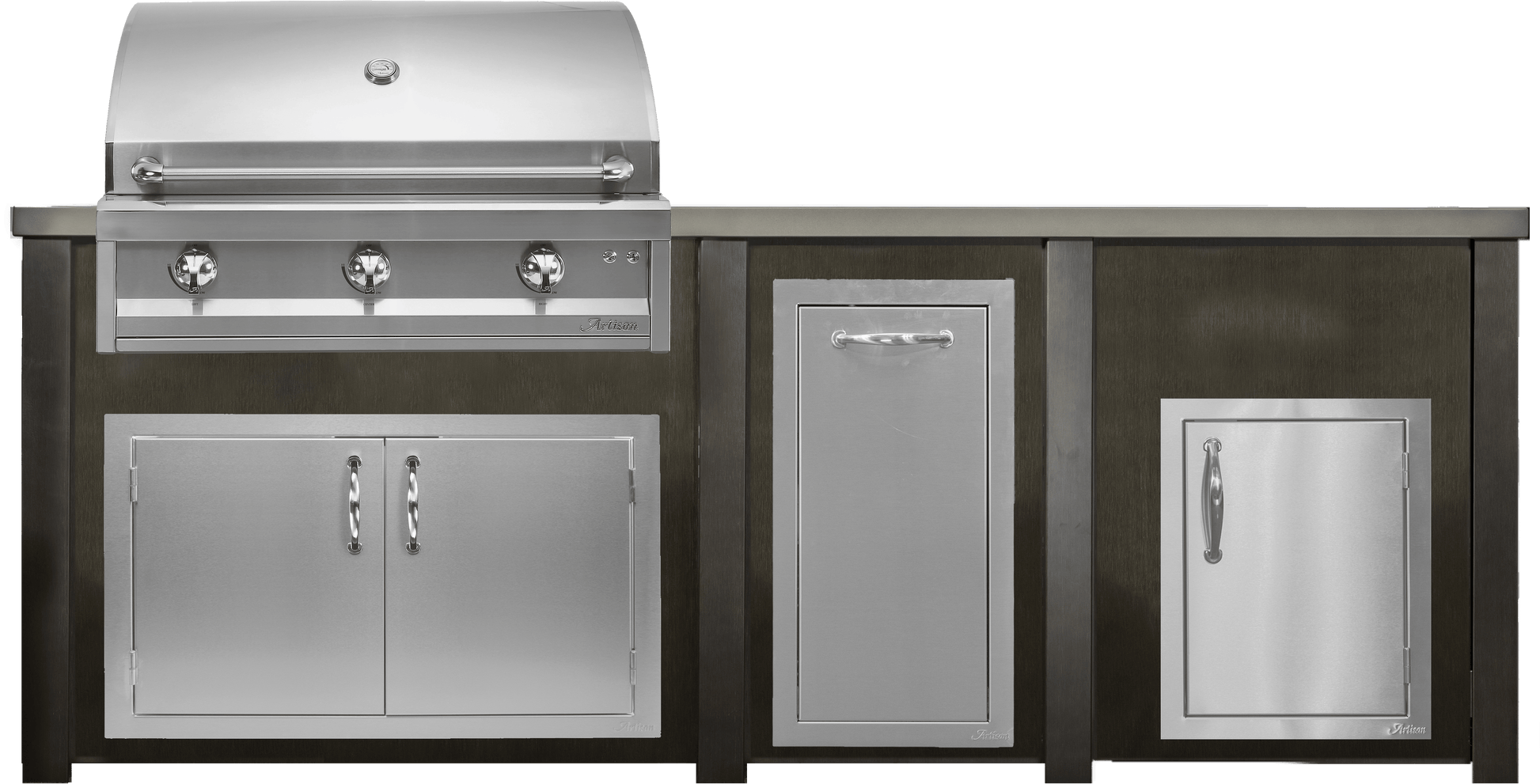 Haven Islands Haven 8 Ft Artisan Outdoor Kitchen Island w/ 17" Door HART96DOOR