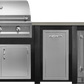 Haven Islands Haven 8 Ft Artisan Outdoor Kitchen Island w/ 24" Refrigerator HART96REF