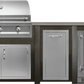 Haven Islands Haven 8 Ft Artisan Outdoor Kitchen Island w/ 24" Refrigerator HART96REF