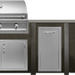 Haven Islands Haven 8 Ft Artisan Outdoor Kitchen Island w/ Plain Panel HART96PAN
