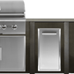 Haven Islands Haven 8 Ft Coyote Outdoor Kitchen Island w/ Plain Panel HCOY96PAN