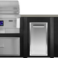 Haven Islands Haven 8 Ft Coyote Pellet Outdoor Kitchen Island w/ 2 Drawer Cabinet HCOY96PDRAW