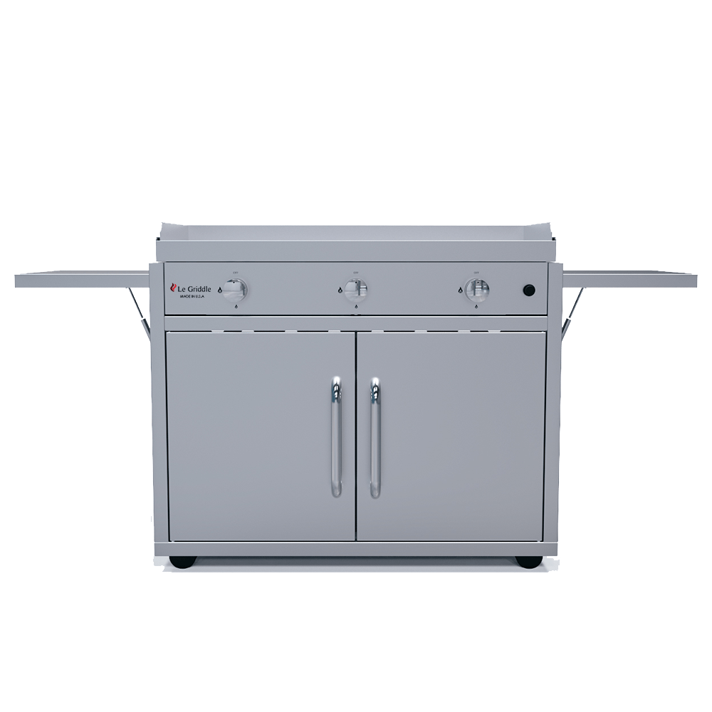 Le Griddle Grills Le Griddle - Triple Burner Griddle w/ Cart - Natural Gas | GFE105 CK