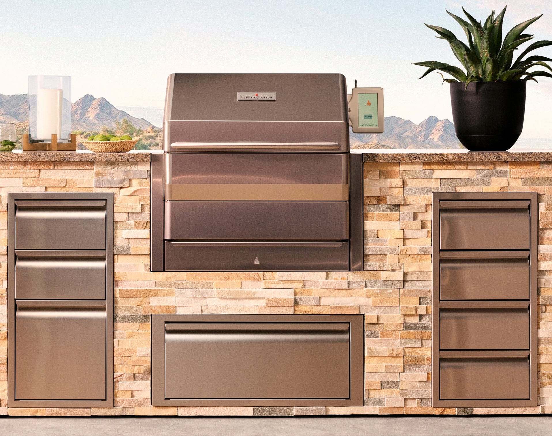 Memphis Grills Built-In Pro ITC3 Pellet Grill - Thumbnail 2
