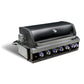 Mont Alpi Grills Mont Alpi 805 Black Stainless Steel Built-In Gas Grill / 6-Burner Grill, Infrared Back Burner, Black Stainless Steel, Rotisserie Kit / MABi805-BSS