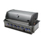 Mont Alpi Grills Mont Alpi 805 Built-In Gas Grill / 6-Burner Grill, Infrared Rear Burner, Stainless Steel, Rotisserie Kit / MABi805