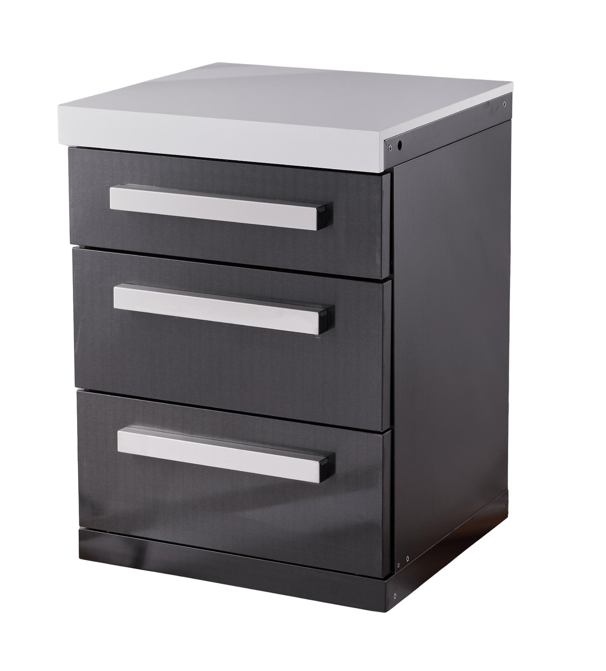 Mont Alpi Islands Mont Alpi 805 Black Stainless Steel Extra Drawer Cabinet Module | MA-DR-BSS