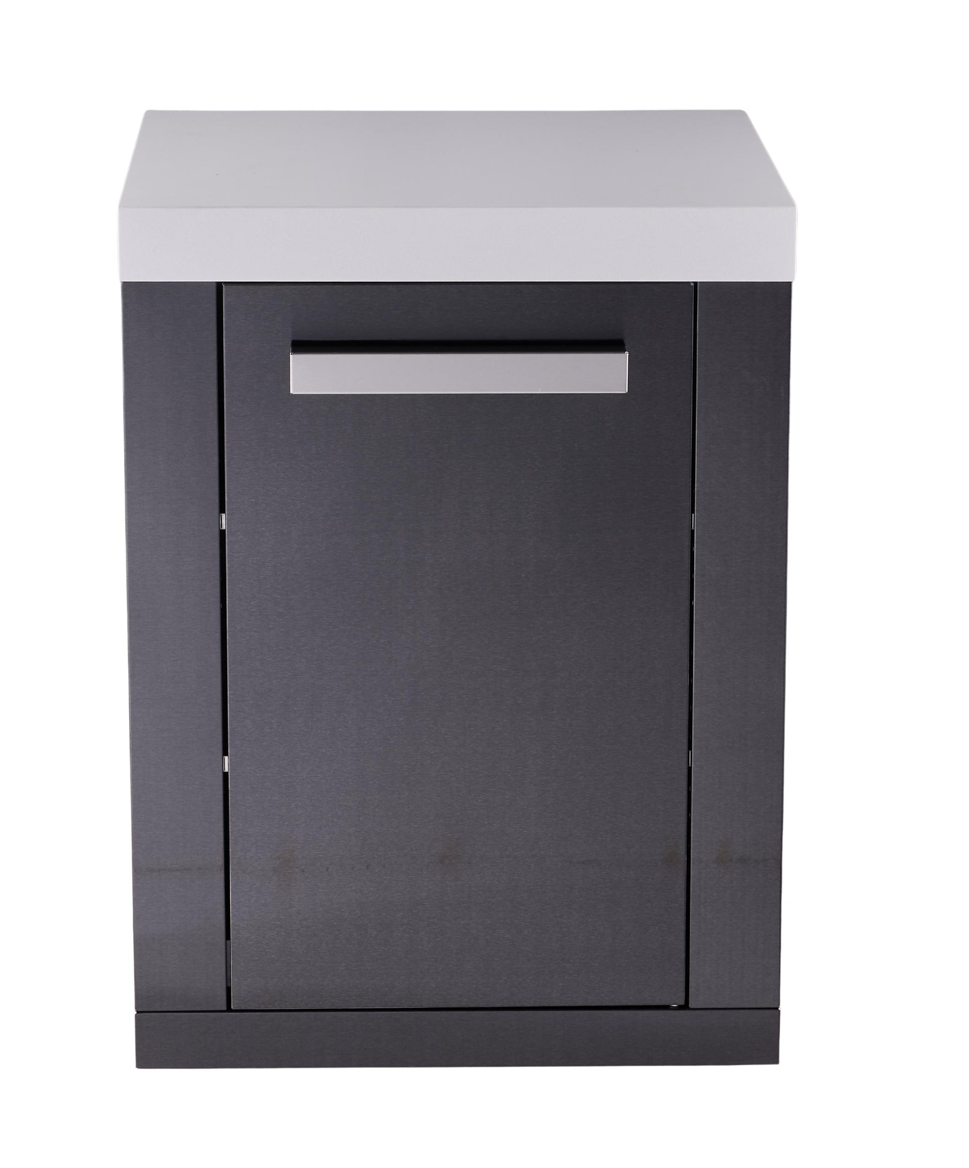 Mont Alpi Islands Mont Alpi 805 Black Stainless Steel Extra Storage Cabinet Module | MA-EXC-BSS
