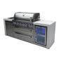 Mont Alpi Islands Mont Alpi 805 Deluxe Island with Fridge Cabinet / 6-Burner Grill, 2 Infrared Burners, Fridge, Stainless Steel  / MAi805-DFC