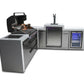 Mont Alpi Islands Mont Alpi 805 Deluxe Island with Fridge Cabinet, Kegerator, and 90 Degree Corner / 6-Burner Grill, 2 Infrared Burners, Fridge, 3 Beer Taps, Stainless Steel / MAi805-D90KEGFC