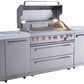 Mont Alpi Islands Mont Alpi 805 Island / 6-Burner Grill, 2 Infrared Burners, Stainless Steel, Composite Granite Counters  / MAi805