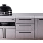 Mont Alpi Islands Mont Alpi Kamado Grill with Drawer Cabinet and Storage Cabinet | MA-KAMDRXL