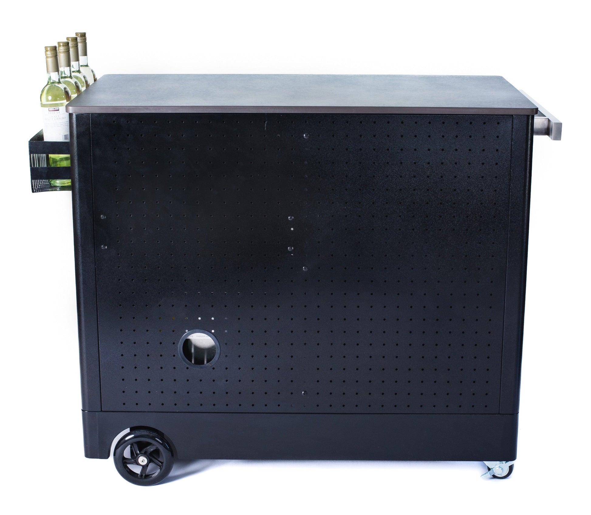 Mont Alpi Outdoor Furniture Mont Alpi Large Outdoor Prep Center + Bar Cart / Fridge, Stainless Steel / MAPCL