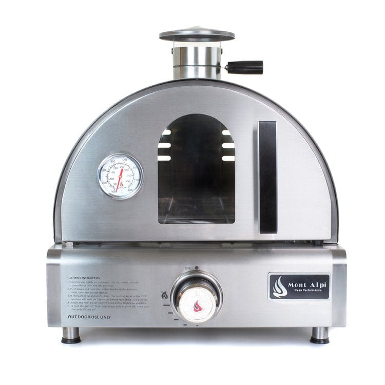 Mont Alpi Pizza Ovens Mont Alpi Portable Tabletop Pizza Oven / Stainless Steel, Bake, Roast / Outdoor Kitchen, RV, Camping / MAPZ