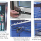 Mont Alpi Refrigeration + Cooling Mont Alpi Single Fridge Module / Outdoor Rated, Lockable, Blue LED Lights, Waterfall Side / MASFM