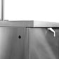 NewAge Products Classic Series Grill Island - 5PC Modular Outdoor Kitchen with Platinum Grill, Bar Cabinet, and Sink Cabinet | C-BASI
