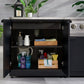 NewAge Products Classic Series Grill Island - 5PC Modular Outdoor Kitchen with Platinum Grill, Bar Cabinet, and Sink Cabinet | C-BASI