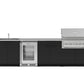 NewAge Products Classic Series Grill Island - 6PC Modular Outdoor Kitchen with Platinum Grill, Bar Cabinet, Sink Cabinet, and Fridge Cabinet | C-BASIFR
