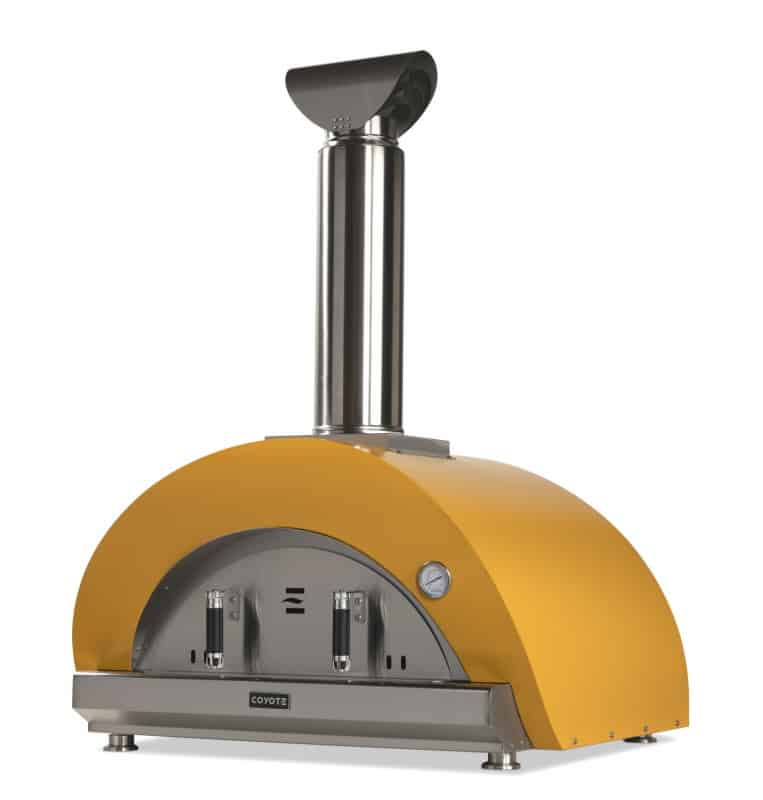 OutdoorKitchenPro Coyote 40 Inch Duomo Wood Fired Pizza Oven / Cart Option / C1PZ40WY, C1PZ40WC, C1PZ40WMB