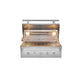 Summerset Grills Summerset Quest Series 36" 3 Burner, Rear Burner, 2 pcs Warming Rack | QST36