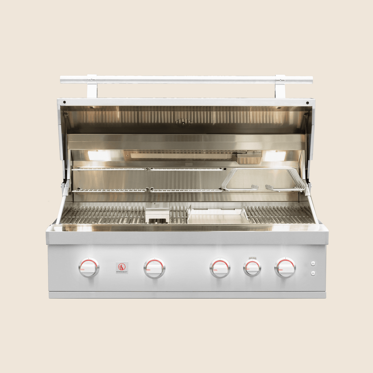 Summerset Grills Summerset Quest Series 42&quot; 4 Burner, Rear Burner, 2 pcs Warming Rack | QST42