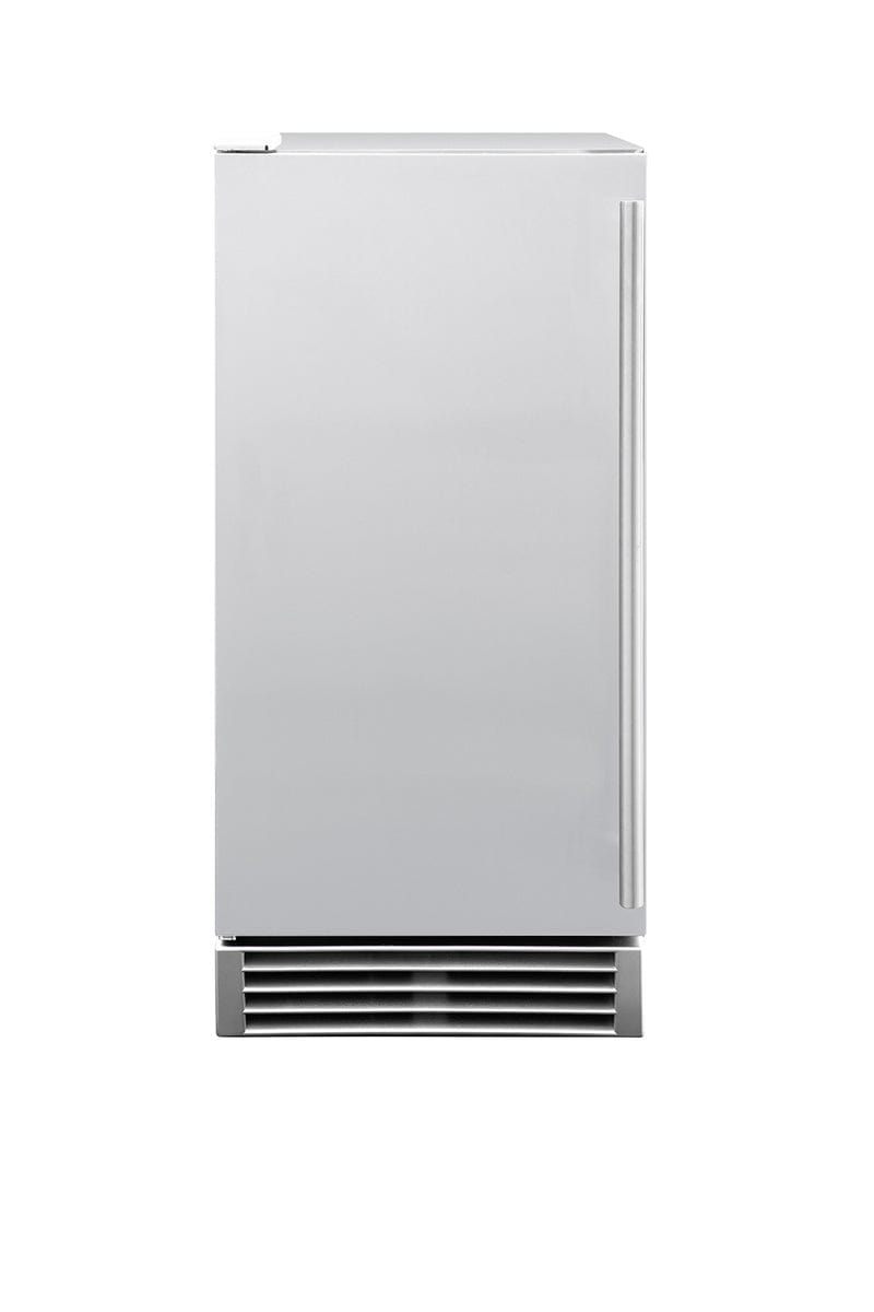 Summerset Refrigeration + Cooling Summerset 15" UL Outdoor Rated Ice Maker w/Stainless Door - 50 lb. Capacity | IM-15