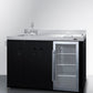 Summit Accessories Summit 58" Wide Portable Outdoor Kitchenette / Factory-Installed Lock, Sink and Faucet, Slide-Out Waste Bins, Removable Cutlery Bin, Removable Cutting Board Surface, Right Hinge / CARTOS54LG