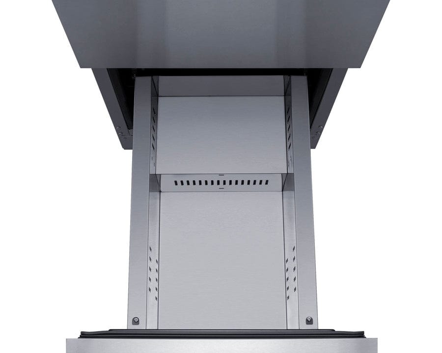 Summit Refrigeration + Cooling Summit 15&quot; Wide 2-Drawer All-Refrigerator / 2.76 cu.ft. Capacity, ADA Compliant, Panel-Ready Drawer Fronts, Stainless Steel Construction, Adjustable Height, Professional Handles / ADRD15PNR