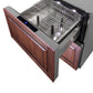 Summit Refrigeration + Cooling Summit 24" Wide 2-Drawer All-Freezer / 3.71 cu.ft. Capacity, ADA Compliant, Stainless Steel Wrapped Cabinet, Stainless Steel Drawers, Panel-Ready Drawer Fronts, Professional Handles, Frost-Free Operation, Digital Thermostat / ADFD243CSS