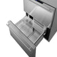 Summit Refrigeration + Cooling Summit 24" Wide 2-Drawer All-Freezer / 3.71 cu.ft. Capacity, ADA Compliant, Stainless Steel Wrapped Cabinet, Stainless Steel Drawers, Panel-Ready Drawer Fronts, Professional Handles, Frost-Free Operation, Digital Thermostat / ADFD243CSS