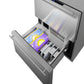 Summit Refrigeration + Cooling Summit 24" Wide 2-Drawer All-Freezer / 3.71 cu.ft. Capacity, ADA Compliant, Stainless Steel Wrapped Cabinet, Stainless Steel Drawers, Panel-Ready Drawer Fronts, Professional Handles, Frost-Free Operation, Digital Thermostat / ADFD243CSS
